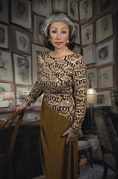 Cindy Sherman can photograph herself as long as she wants and she can be whoever she wants to be.