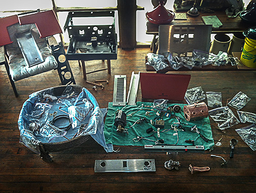 Dismantled Espresso Machine